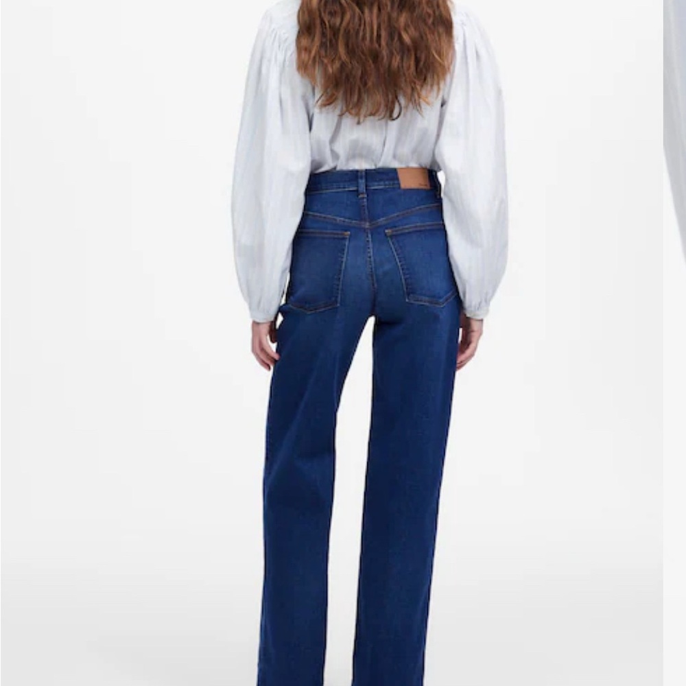 Madewell Petite Perfect Vintage Wide-Leg Jeans, Pipestone wash, 27P, NWT - Picture 2 of 11